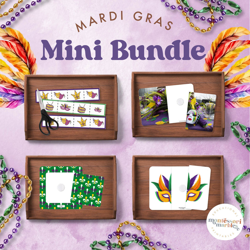 Mardi Gras activity collection — bundle of printables celebrating New Orleans culture
