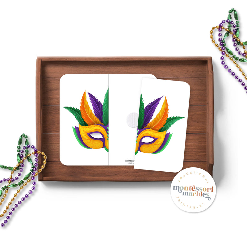 Mardi Gras Two-Piece Puzzles