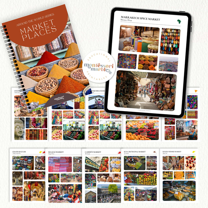 Marketplaces Around the World Photo Binder