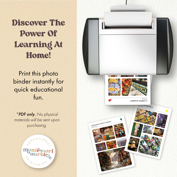 Marketplaces Around the World Photo Binder