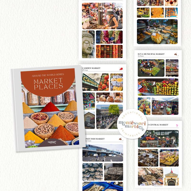 Marketplaces Around the World Photo Binder