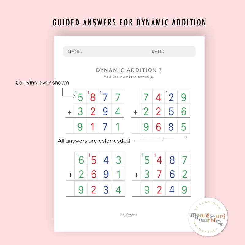 Addition Drills Workbook Bundle