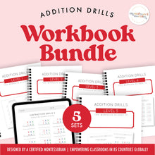 Load image into Gallery viewer, Addition Drills Workbook Bundle
