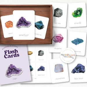 Minerals & Stones Flash Cards