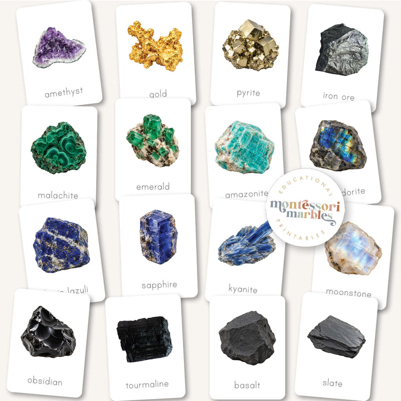 Rocks & Minerals Flash Cards