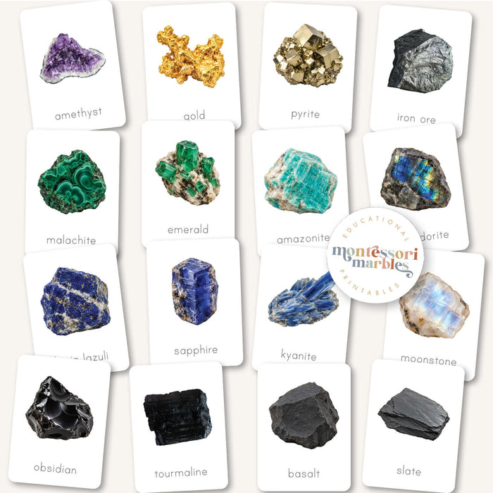 Rocks & Minerals Flash Cards