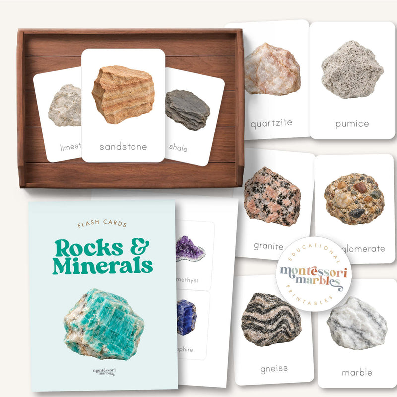 Rocks & Minerals Flash Cards