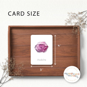 Minerals & Stones Flash Cards