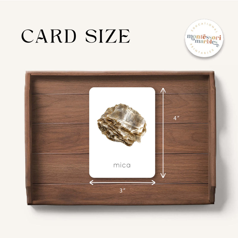 Rocks & Minerals Flash Cards