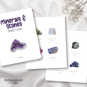 Minerals & Stones Flash Cards