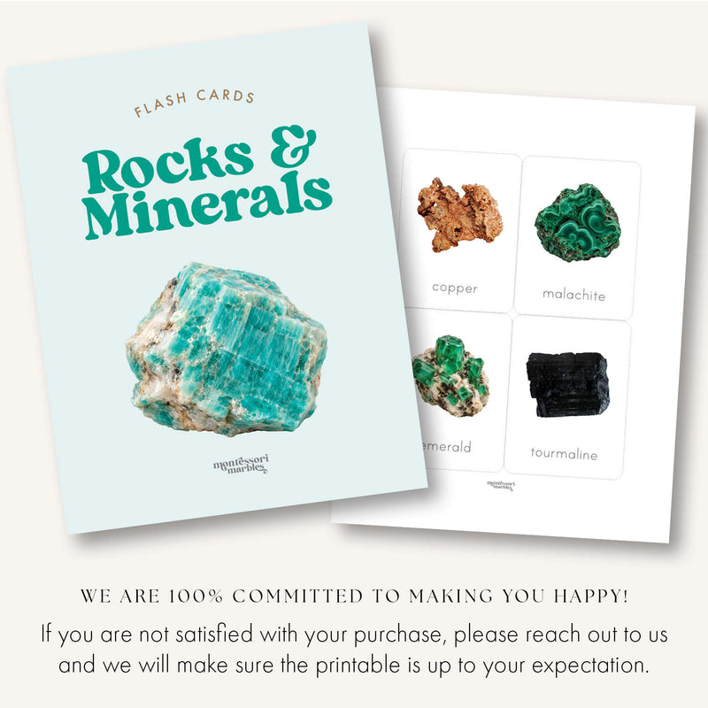 Rocks & Minerals Flash Cards