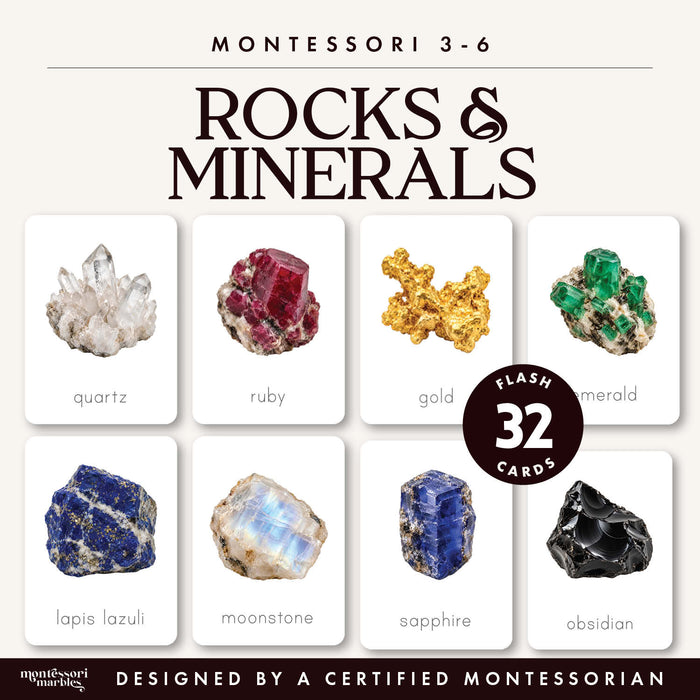 Rocks & Minerals Flash Cards