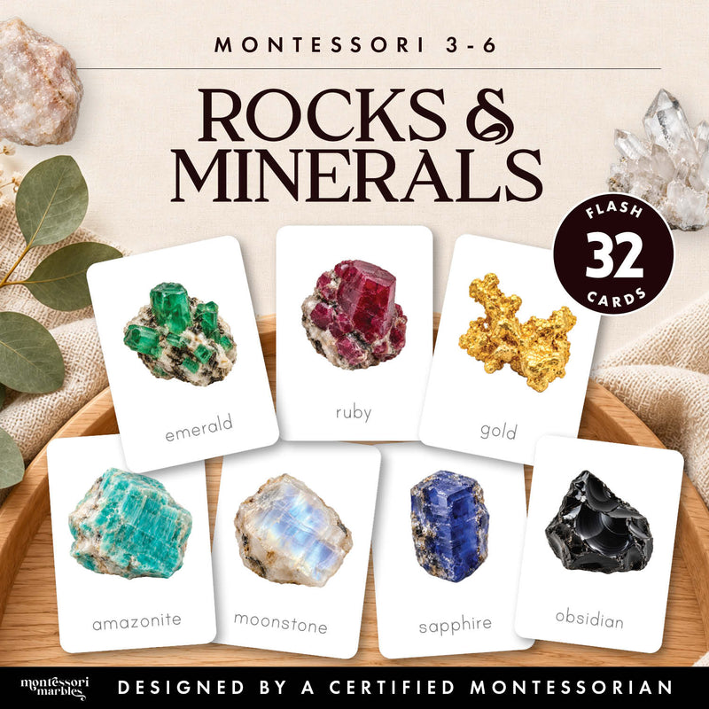 Rocks & Minerals Flash Cards