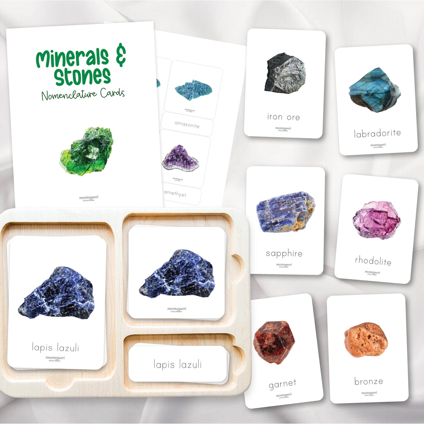 Minerals & Stones Nomenclature Cards