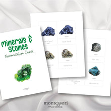 Load image into Gallery viewer, Minerals &amp; Stones Nomenclature Cards
