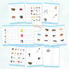 Load image into Gallery viewer, Montessori Blue Series Workbook | Beginning Blends
