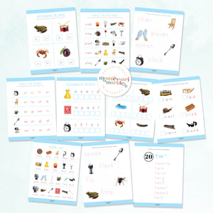 Montessori Blue Series Workbook | Beginning Blends