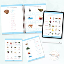 Load image into Gallery viewer, Montessori Blue Series Workbook | Beginning Blends
