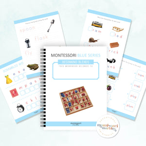 Montessori Blue Series Workbook | Beginning Blends