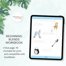 Load image into Gallery viewer, Montessori Blue Series Workbook | Beginning Blends
