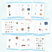 Load image into Gallery viewer, Montessori Blue Series Workbook | Ending Blends
