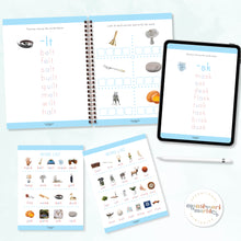 Load image into Gallery viewer, Montessori Blue Series Workbook | Ending Blends

