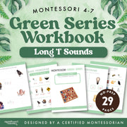 Green Series workbook for long I vowel sound practice — ages 3-6