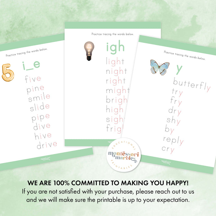 Montessori Green Series Long "I" Workbook