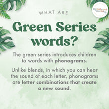 Load image into Gallery viewer, Montessori Green Series Nomenclature Cards
