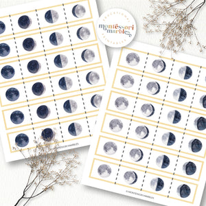 Moon Phases Cutting Strips