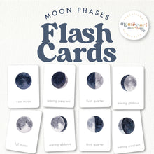 Load image into Gallery viewer, Moon Phases Flash Cards
