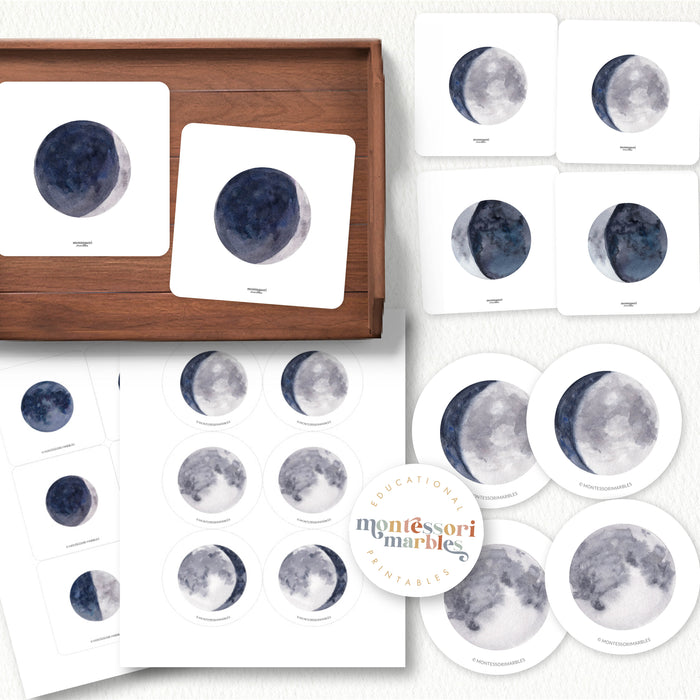 Moon Picture Matching & Memory Game