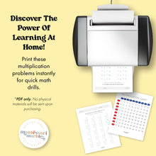 Load image into Gallery viewer, Multiplication Drills Workbook Level 1
