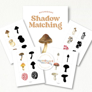 Mushrooms & Fungi Shadow Matching