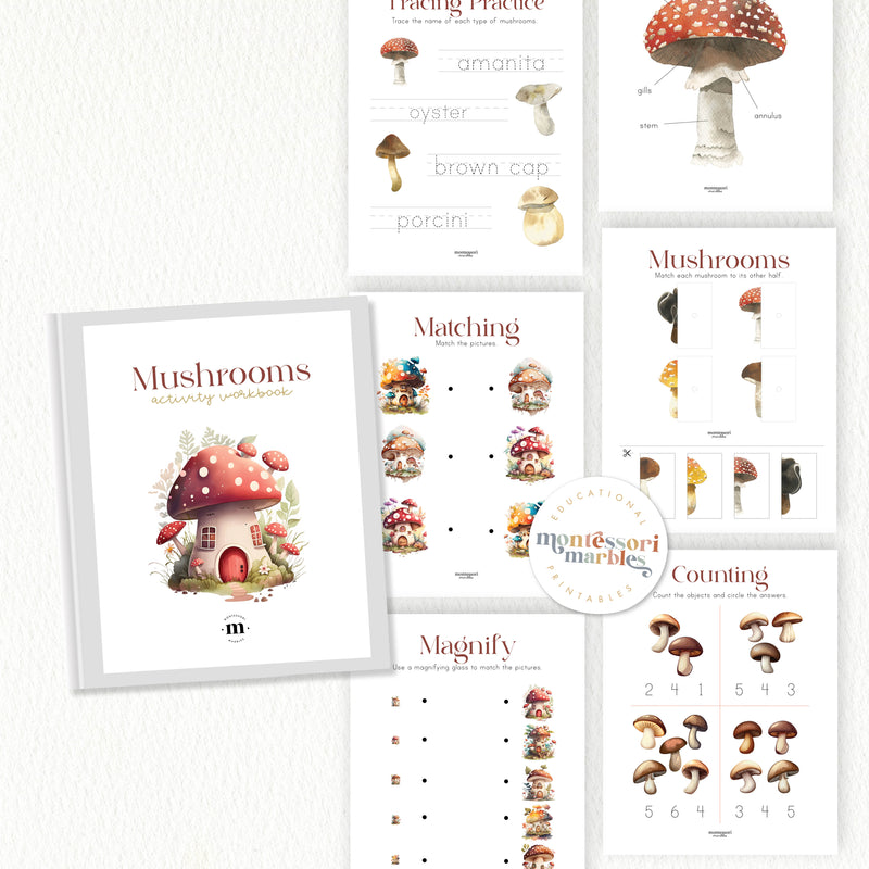 Mushroom Activity Workbook