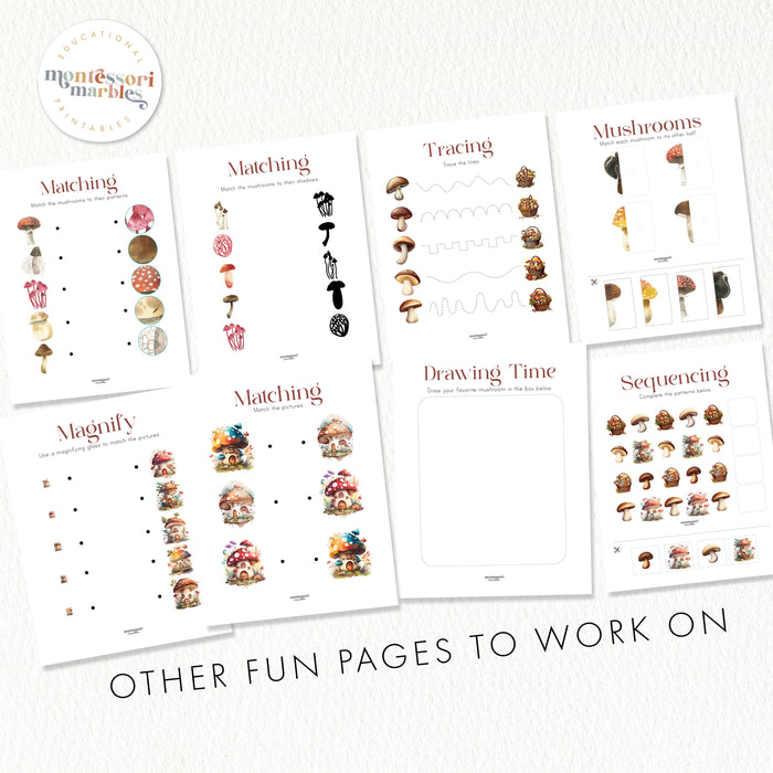 Mushroom Activity Workbook