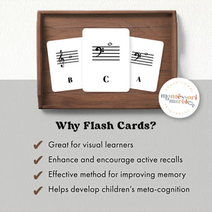 Music Notes Flash Cards