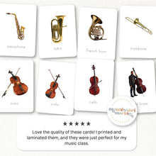 Load image into Gallery viewer, Musical Instruments Flash Cards
