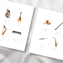 Load image into Gallery viewer, Musical Instruments Flash Cards
