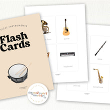 Load image into Gallery viewer, Musical Instruments Flash Cards
