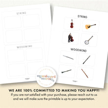 Load image into Gallery viewer, Musical Instruments Sorting Cards
