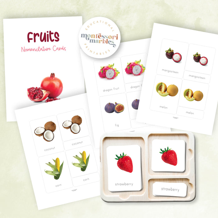 Montessori Nomenclature Cards Mega Bundle 1