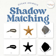 Ocean animal silhouettes for shadow matching and identification