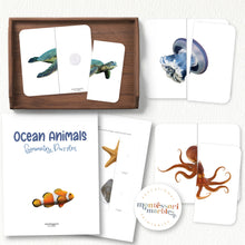 Load image into Gallery viewer, Ocean Animals Symmetry Puzzles
