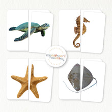 Load image into Gallery viewer, Ocean Animals Symmetry Puzzles
