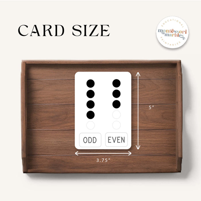 Odd vs Even Clip Cards