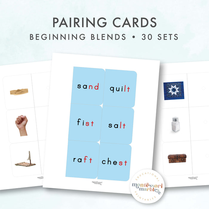 Blue Series Pairing Cards Ending Blends