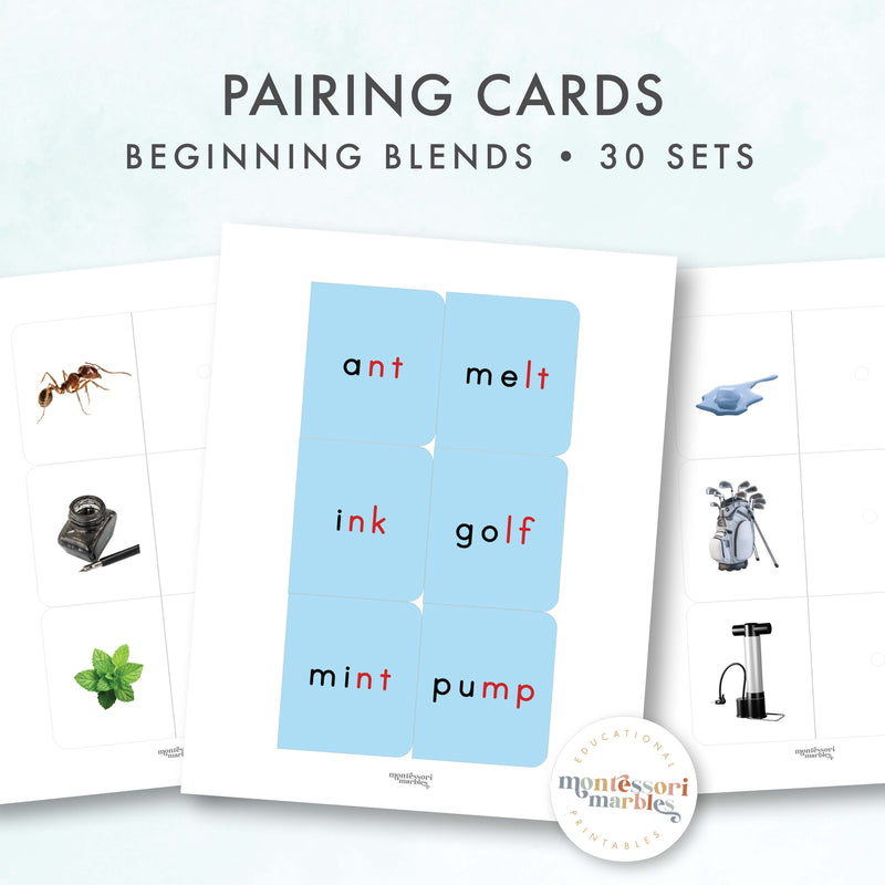 Blue Series Pairing Cards Ending Blends
