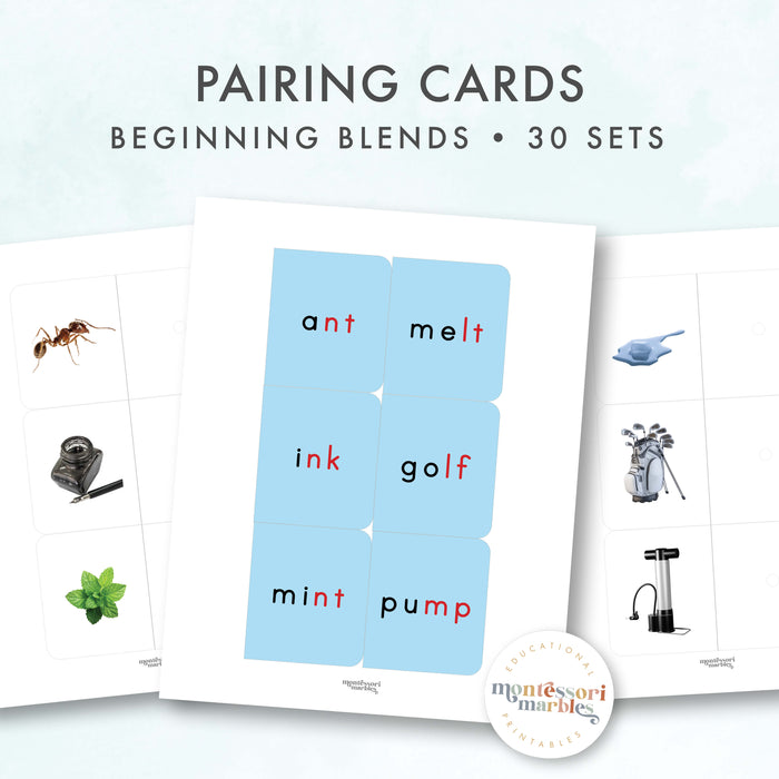 Blue Series Pairing Cards Ending Blends
