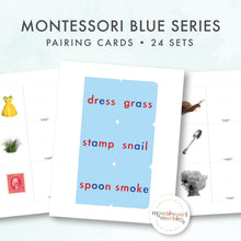 Load image into Gallery viewer, Montessori Blue Series Pairing Cards
